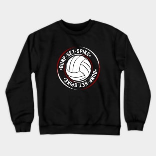 Vollyeball || Bump Set Spike Crewneck Sweatshirt